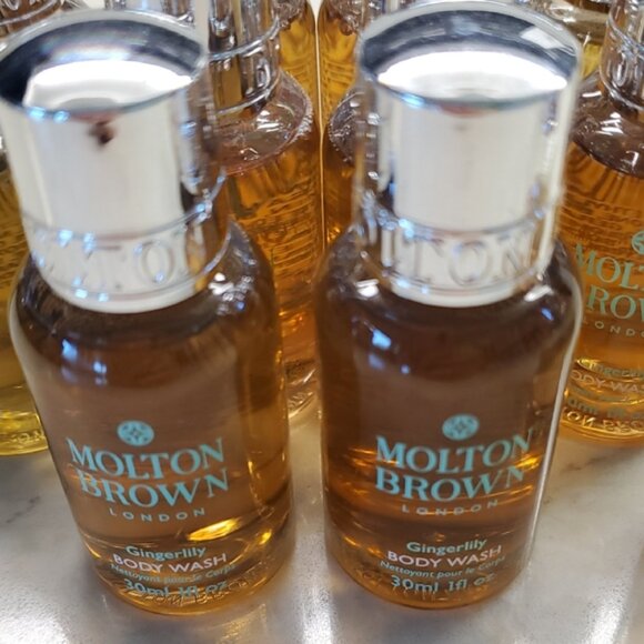9x30ml of Molton Brown Gingerlily Body Wash &2x30ml of Rose Shower Gel & extra - Picture 2 of 3